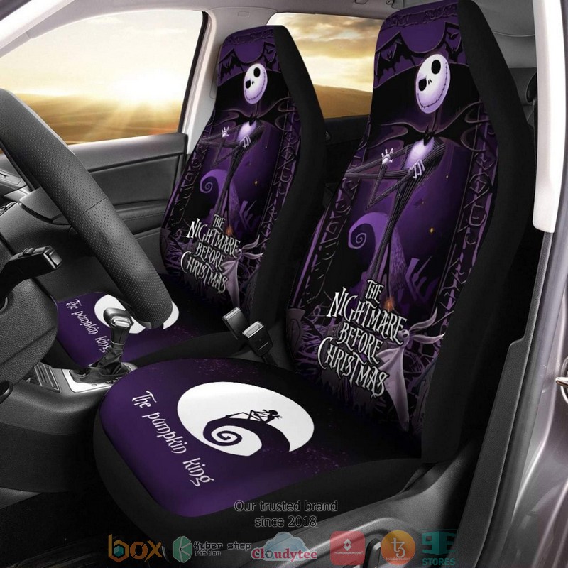 BEST Nightmare Before Christmas The Pumpkin King Car Seat Cover 4