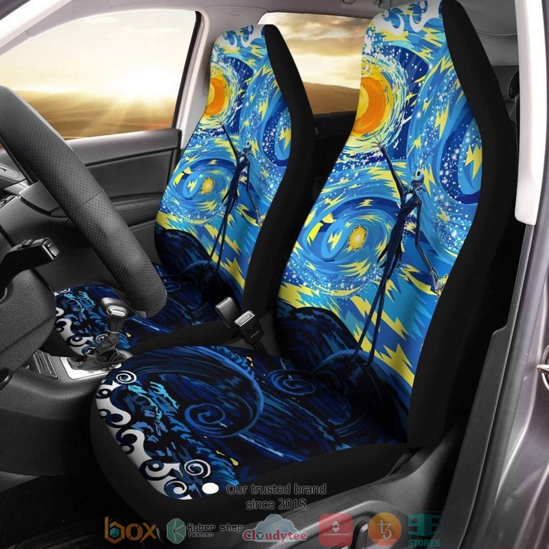 BEST Nightmare Before Christmas The Starry Night Car Seat Cover 9