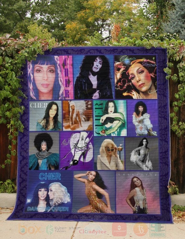 HOT Cher Albums, Purple Luxury Quilt 2