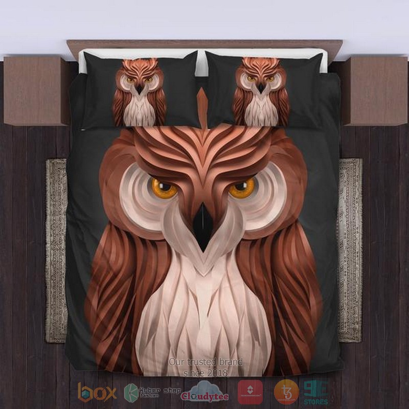 NEW Owl 3D printed Bedding Sets 11