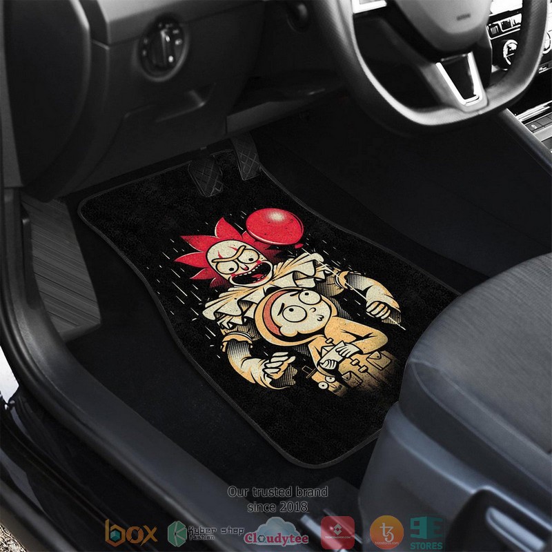 BEST Pennywise and Morty Smith Rick And Morty Car Floor Mat 7