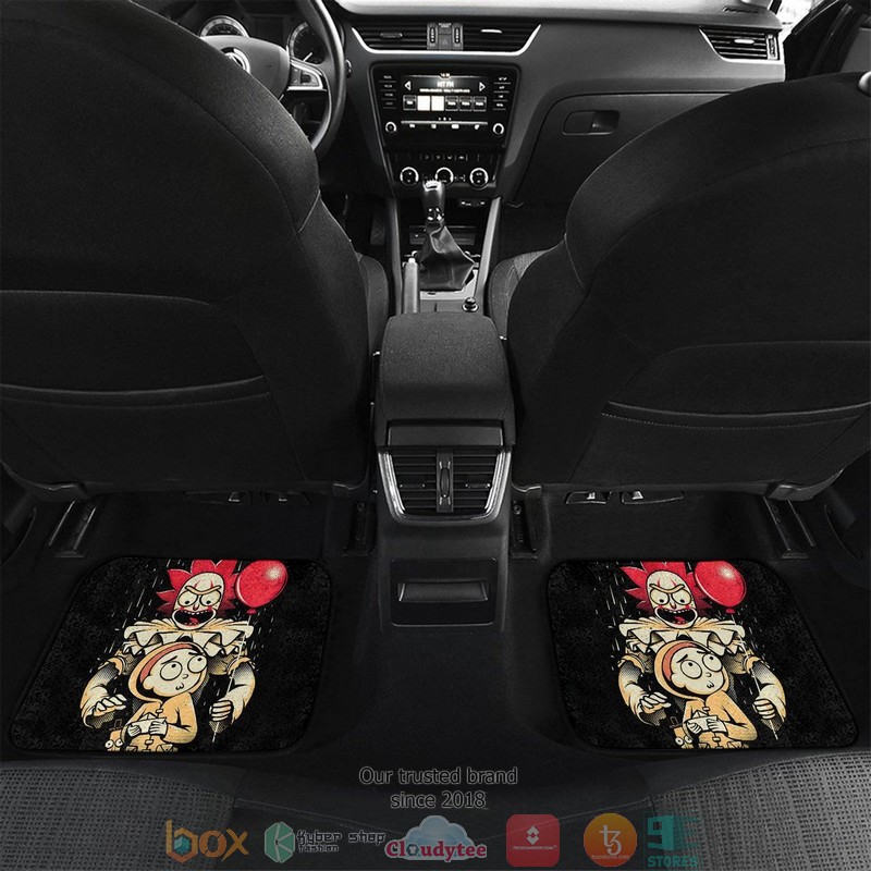 BEST Pennywise and Morty Smith Rick And Morty Car Floor Mat 9