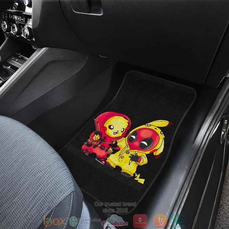 BEST Pokemon Pikachu Deadpool Car Floor Mat 8