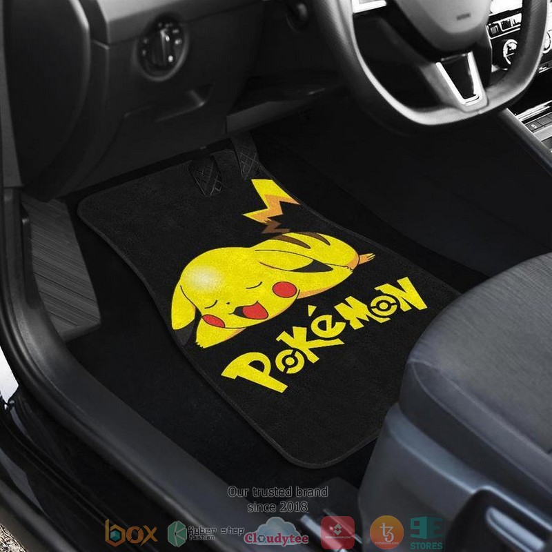 BEST Pokemon Pikachu Sleepy Car Floor Mat 17