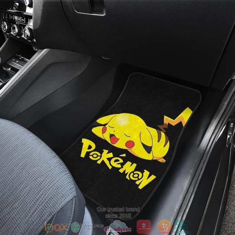 BEST Pokemon Pikachu Sleepy Car Floor Mat 4