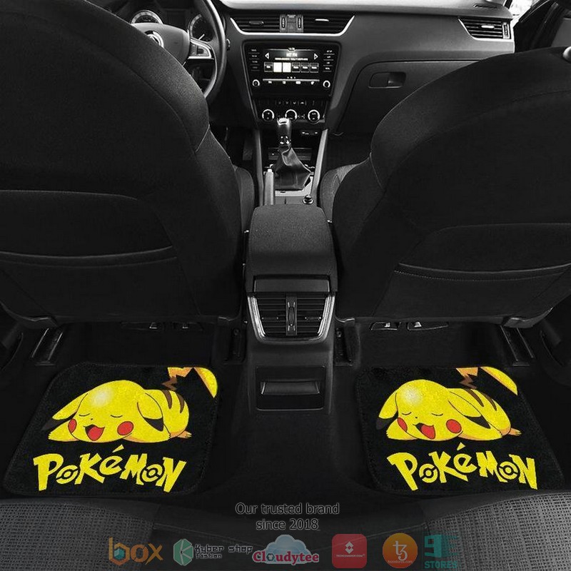 BEST Pokemon Pikachu Sleepy Car Floor Mat 5