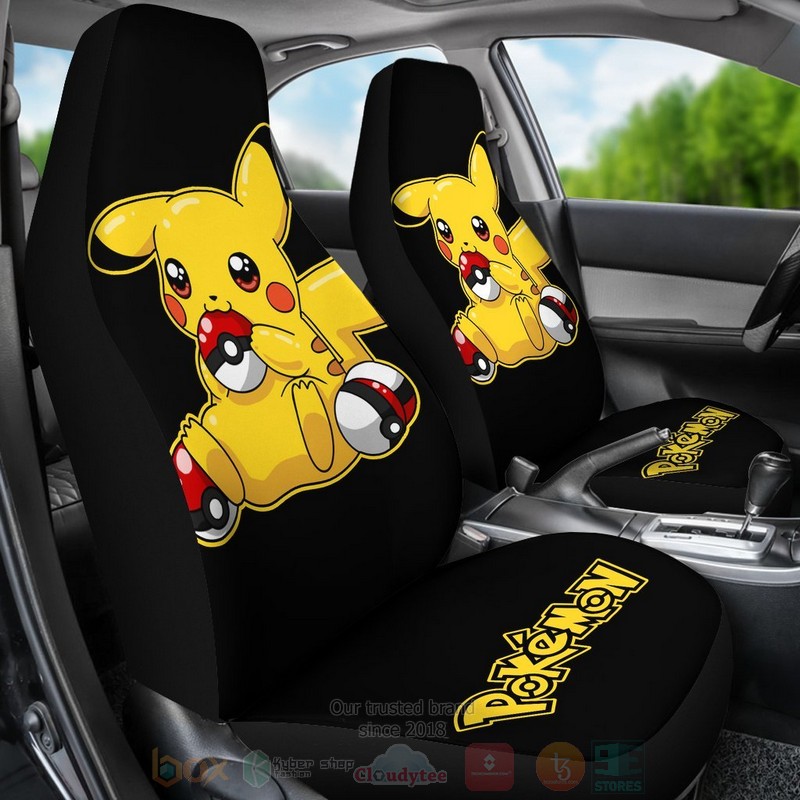 HOT Pretty Pikachu Pokemon Car Seat Cover 15