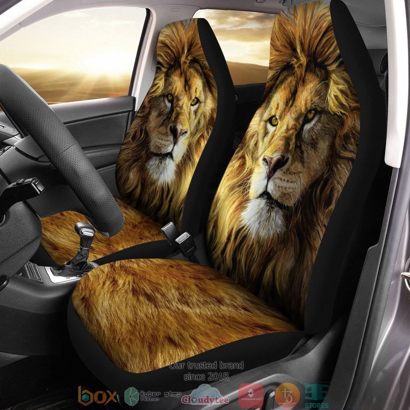 BEST Real Cool Lion Car Seat Cover 1
