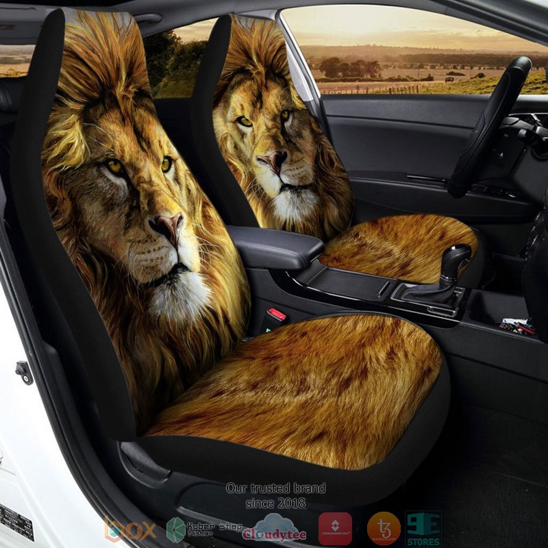 BEST Real Cool Lion Car Seat Cover 12