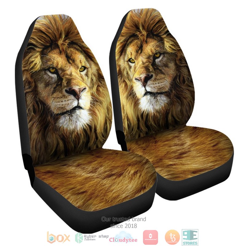 BEST Real Cool Lion Car Seat Cover 5