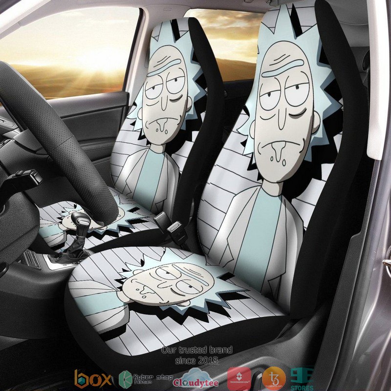 BEST Rick And Morty Cartoon Car Seat Covers 10