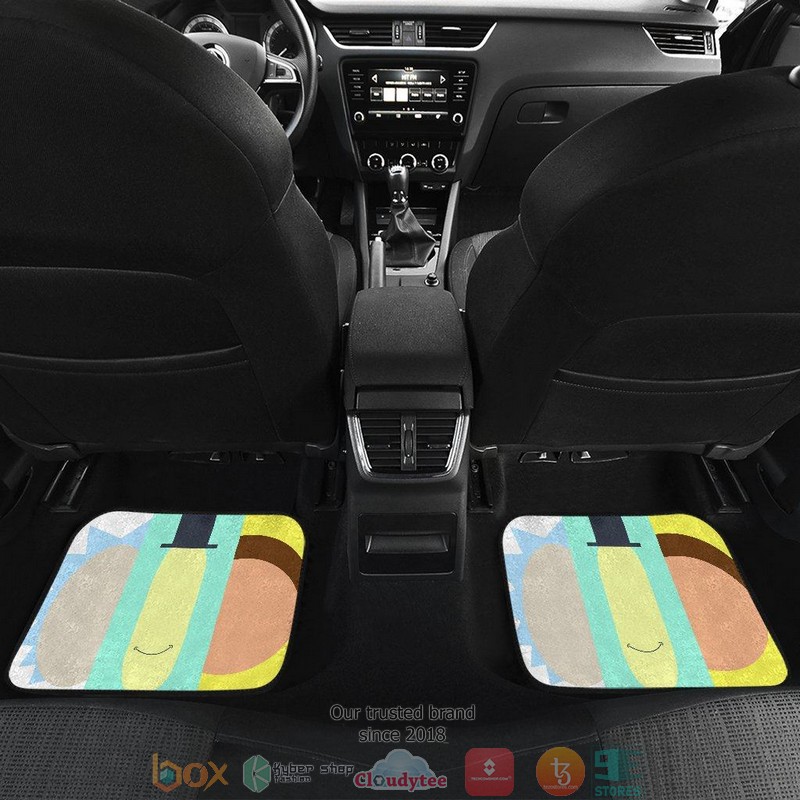 BEST Rick And Morty Get Riggity Wrecked Son Minimal Car Floor Mat 5