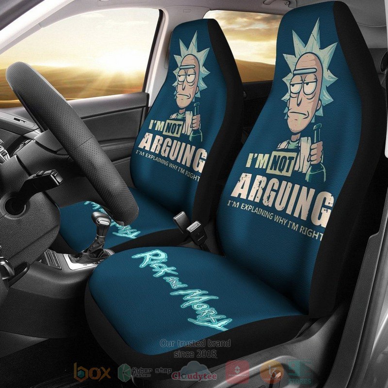 BEST Rick And Morty I'm Not Arguing Rick Car Seat Covers 8