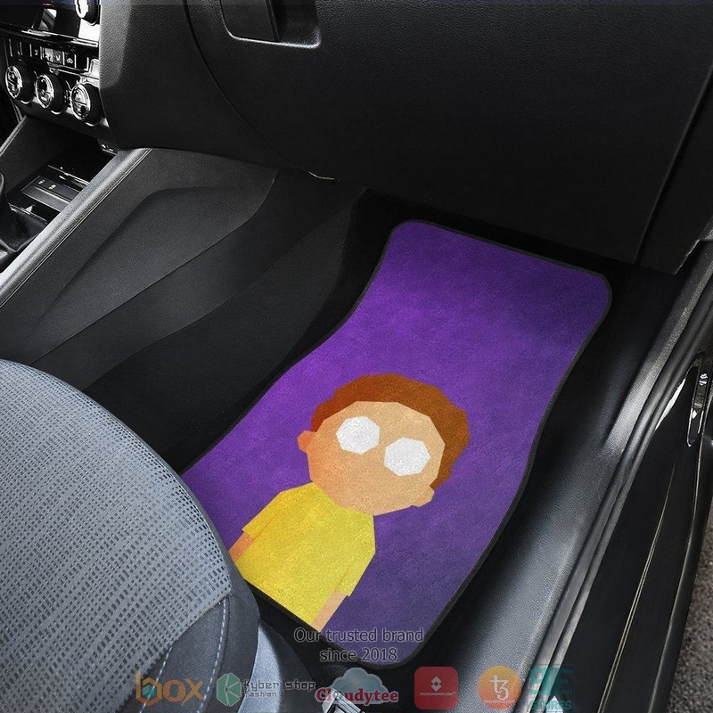 BEST Rick And Morty Minimalist Rick & Morty Cartoon Car Floor Mat 4 BEST Rick And Morty Minimalist Rick & Morty Cartoon Car Floor Mat - Image 4
