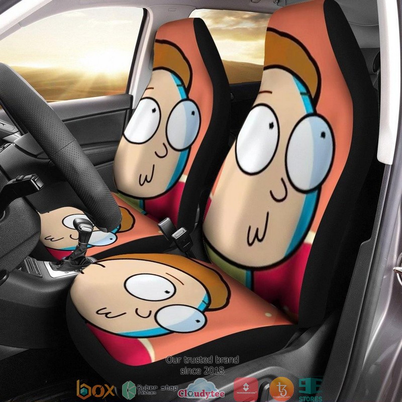 BEST Rick And Morty Morty High Moment Car Seat Covers 10