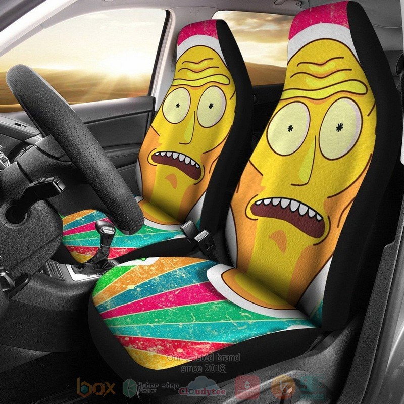 BEST Rick And Morty Potato Rick Rock Car Seat Covers 9