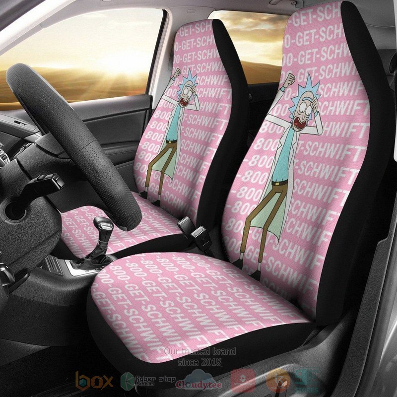 BEST Rick And Morty Rick Dancing Get Schwifty Car Seat Covers 8