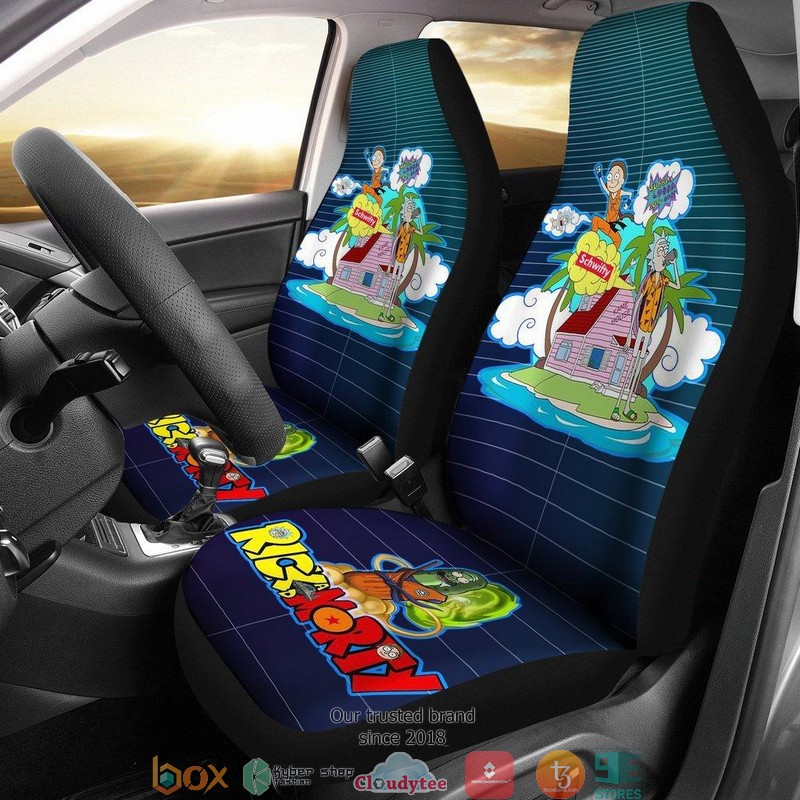 BEST Rick And Morty Rick Morty Dragon Ball Kame House Car Seat Covers 9