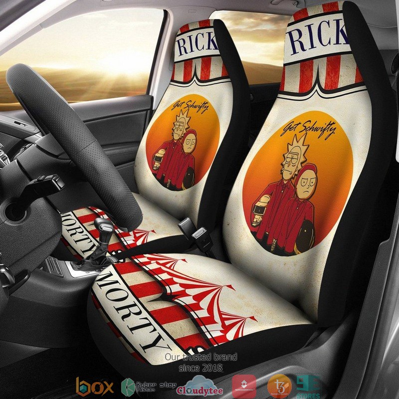 BEST Rick And Morty Rick Morty Get Schwifty Circus Vintage Car Seat Covers 9