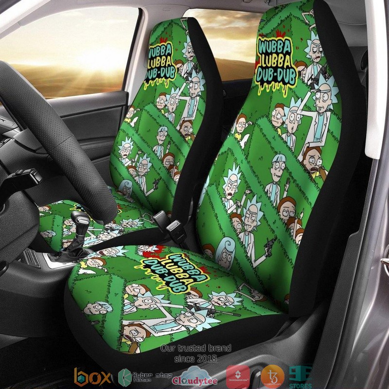 BEST Rick And Morty Rick Morty In A Maze Car Seat Covers 10