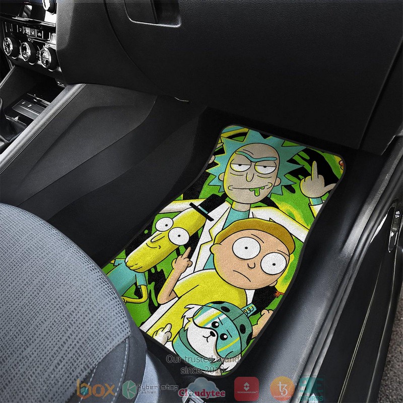 BEST Rick And Morty characters Car Floor Mat 3
