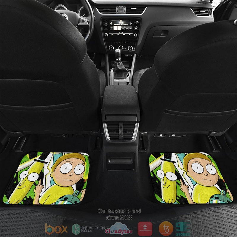 BEST Rick And Morty characters Car Floor Mat 4