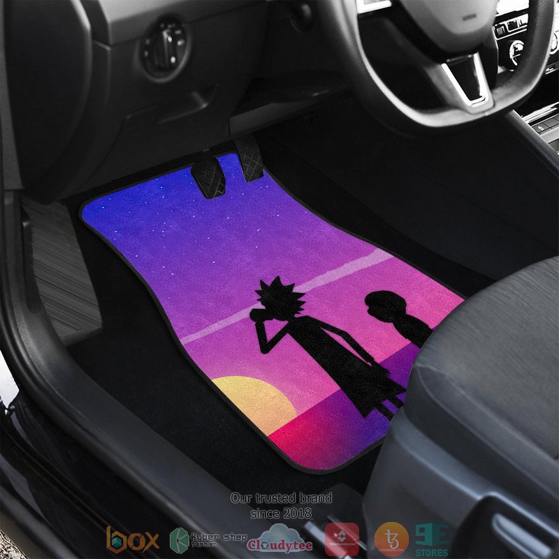 BEST Rick And Morty sunset Car Floor Mat 7