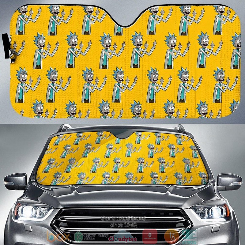 BEST Rick Sanchez Memes 3D Car Sunshades 7