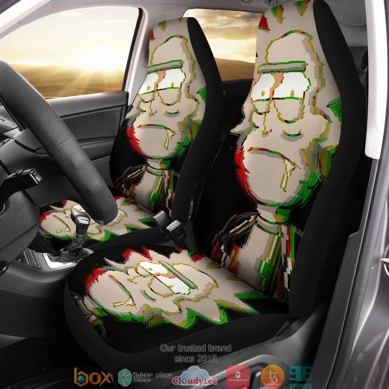 BEST Rick & Morty Rick Abstract Colors Rick And Morty Car Seat Covers 11