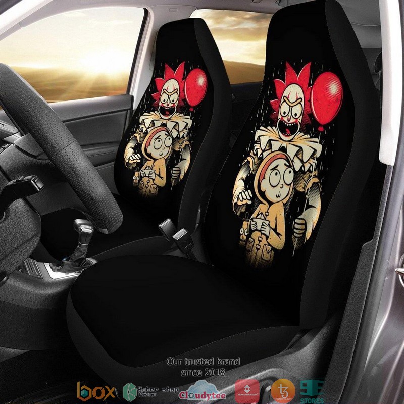 BEST Rick & Morty Rick And Morty IT Car Seat Covers 11