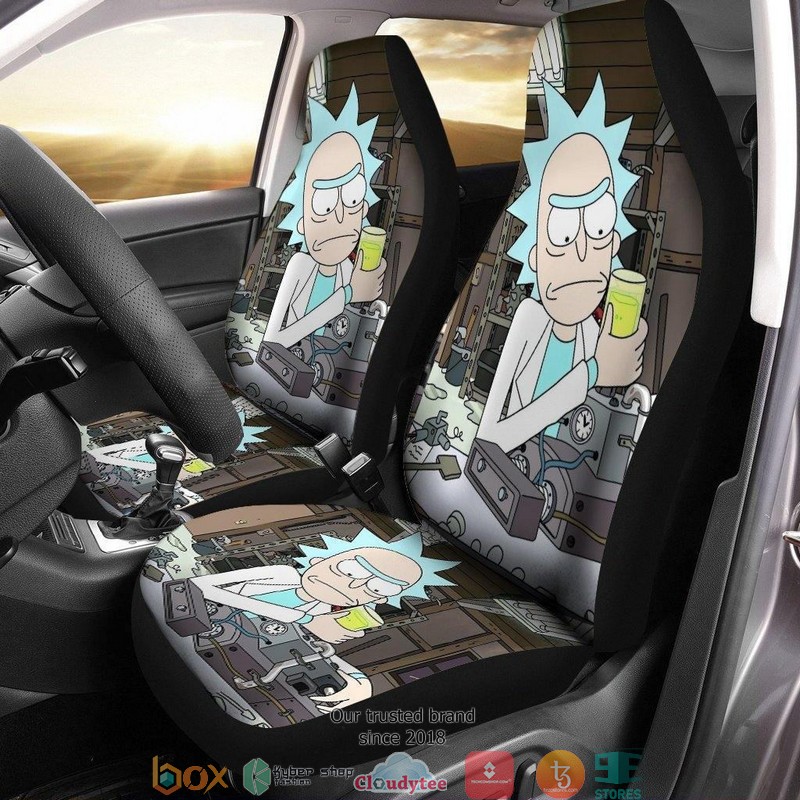 BEST Rick & Morty Rick Professor Testing Rick And Morty Car Seat Covers 10