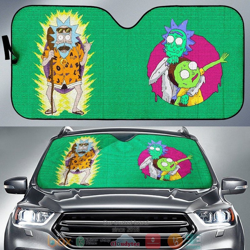 BEST Rick and Morty Dragon Ball 3D Car Sunshades 6