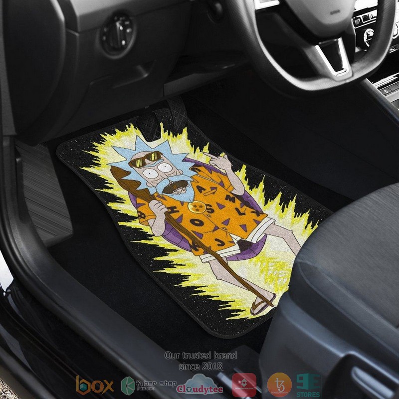 BEST Rick and Morty Dragonball Cartoon Car Floor Mat 6