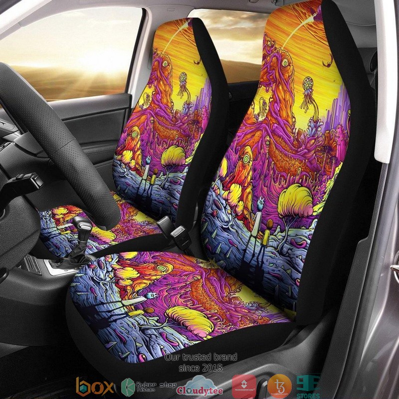 BEST Rick and Morty octopus Car Seat Covers 10