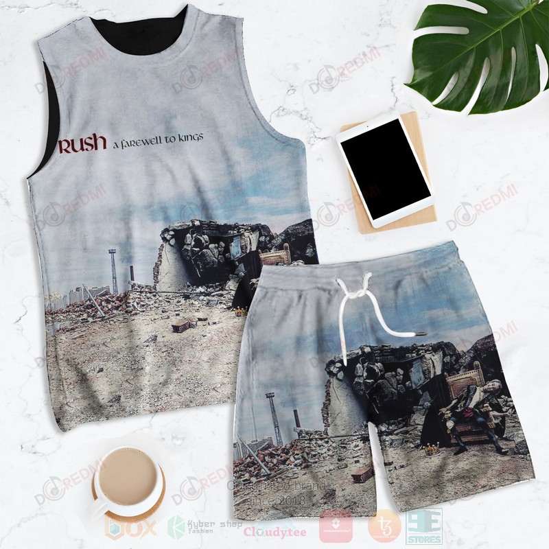 HOT Rush A Farewell to Kings Album Short, All Over Print Tank Top 4