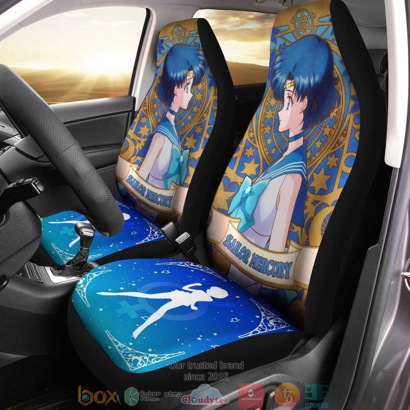BEST Sailor Mercury Sailor Moon Anime Car Seat Cover 12