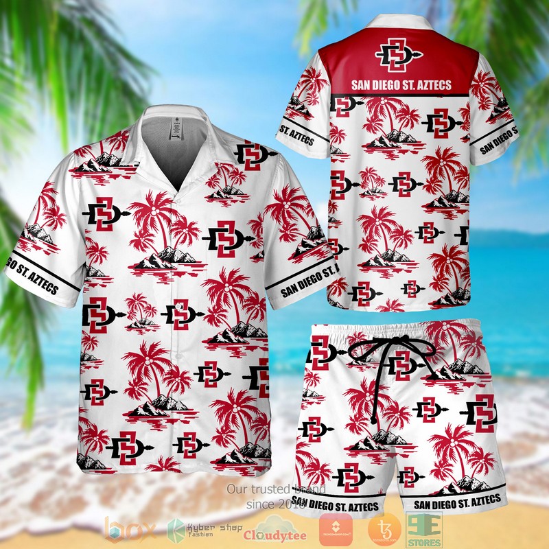 BEST San Diego State Aztecs Hawaii Shirt, Shorts 3