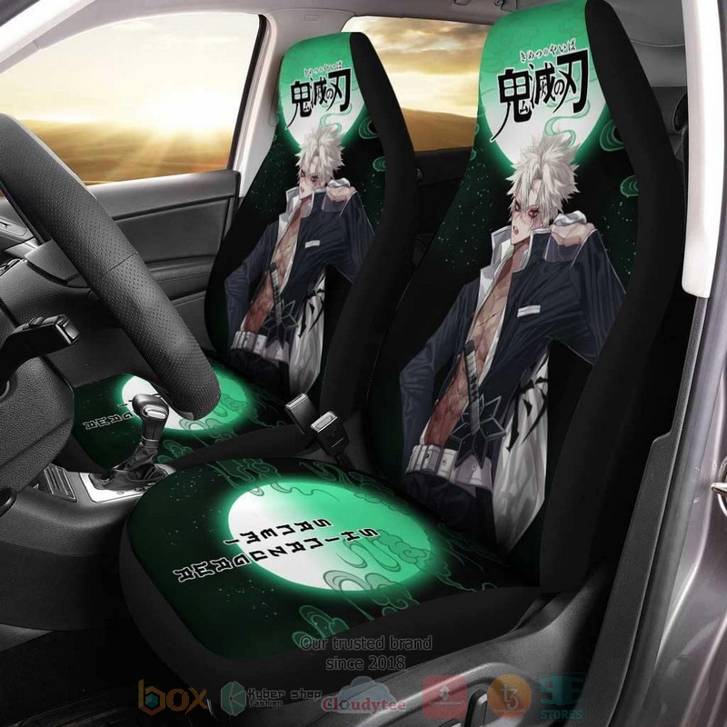 BEST Sanemi Shinazugawa Demon Slayer Kimetsu no Yaiba Car Seat Covers 7