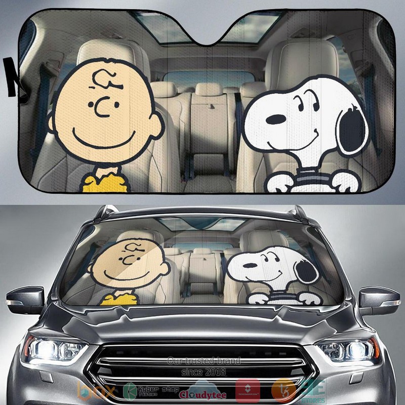 BEST Snoopy 3D Car Sunshades 6