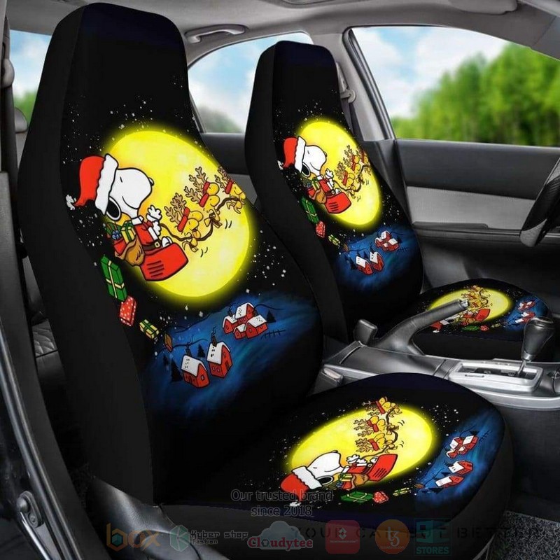 HOT Snoopy Christmas Car Seat Cover 5