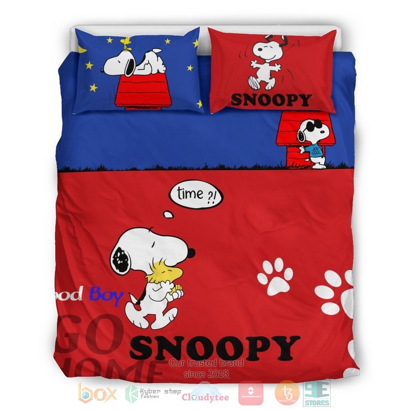 NEW Snoopy Good Boy Bedding Sets 2