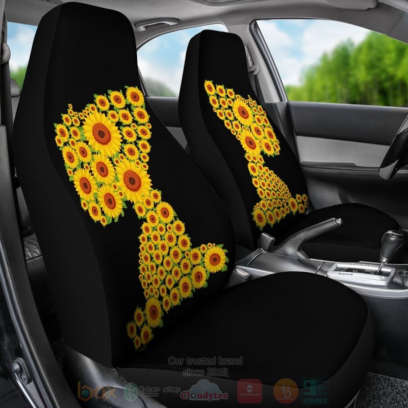 HOT Snoopy Sunflower Snoopy Car Seat Cover 3