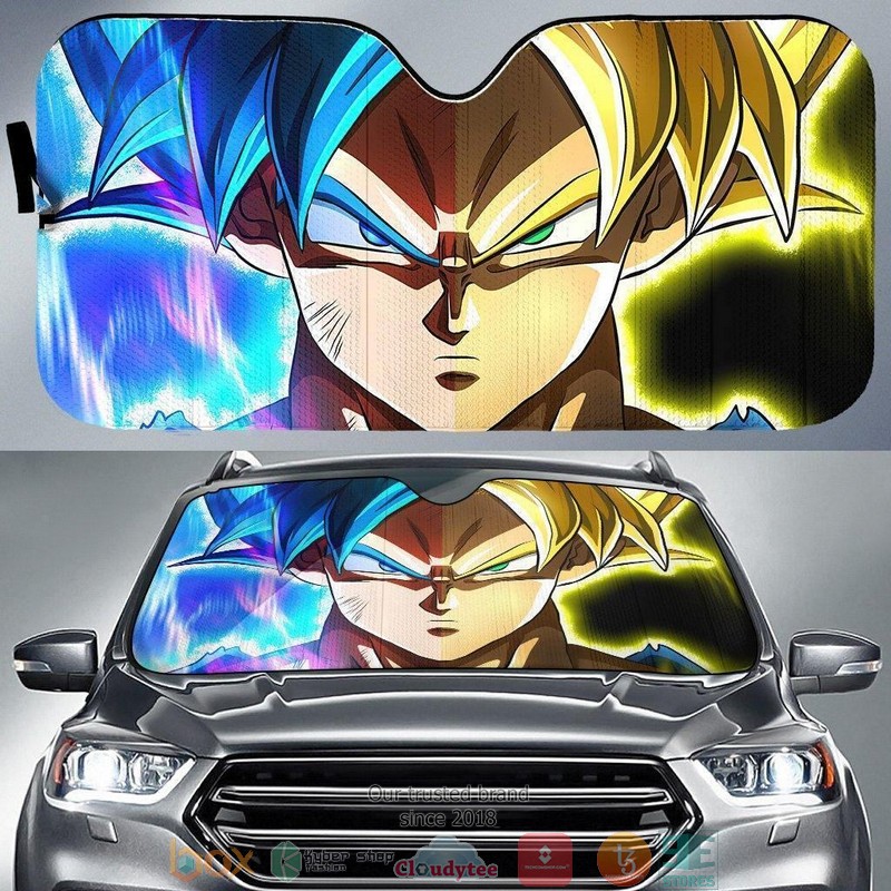 BEST Son Goku and Vegeta Dragon Ball 3D Car Sunshades 6