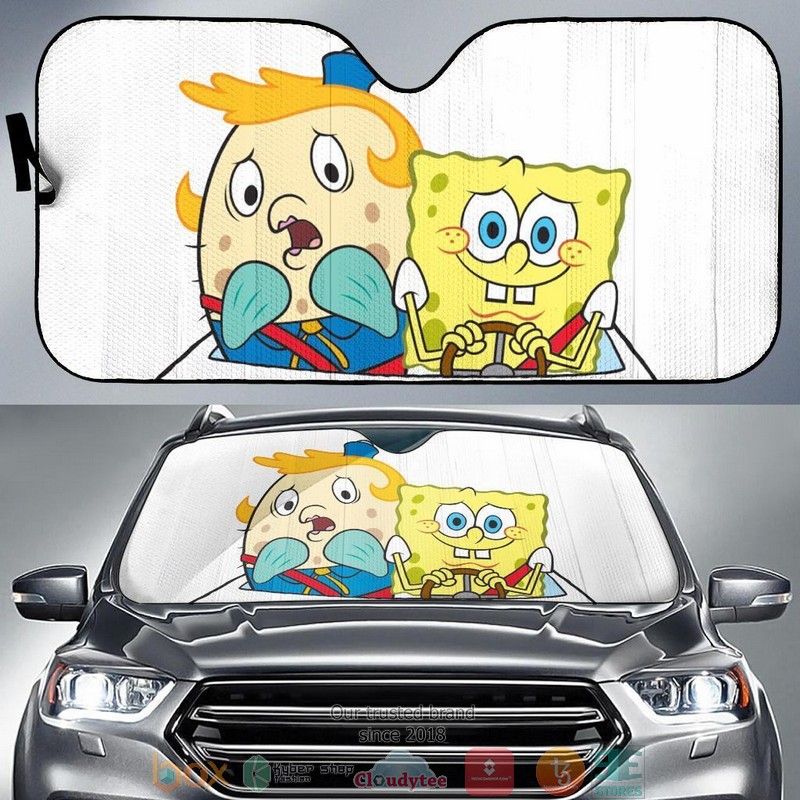 BEST Spongebob 3D Car Sunshades 6