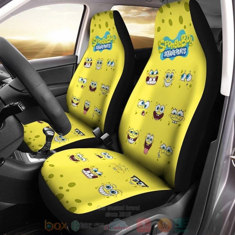 BEST Spongebob Pattern Car Seat Covers 6