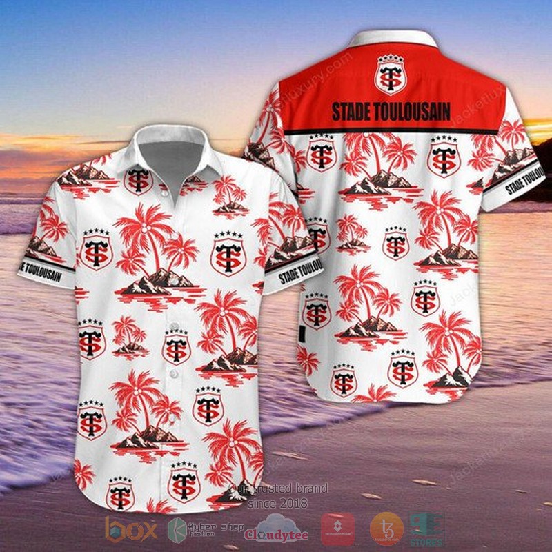 Stade Toulousain Hawaiian Shirt 7