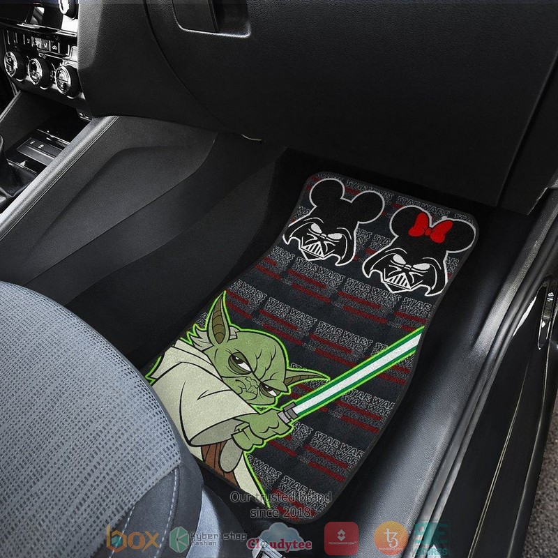 BEST Star Wars Baby Yoda Lightsaber Car Floor Mat 8