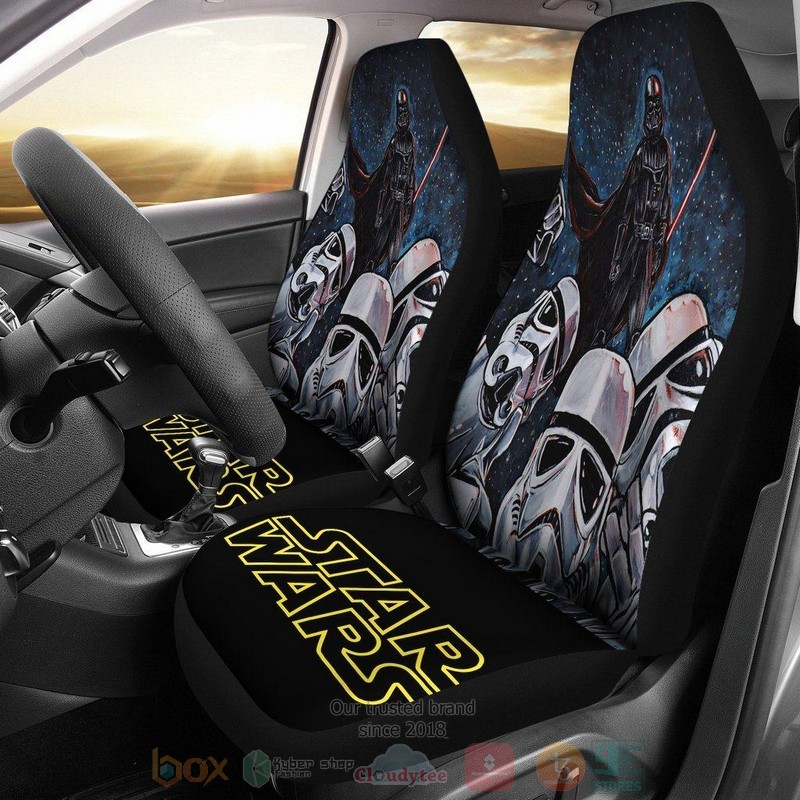 BEST Star Wars Darth Vader And Stormtroopers Car Seat Covers 8