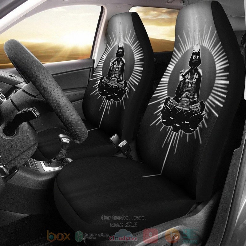 BEST Star Wars Darth Vader Black Buddha Car Seat Covers 9