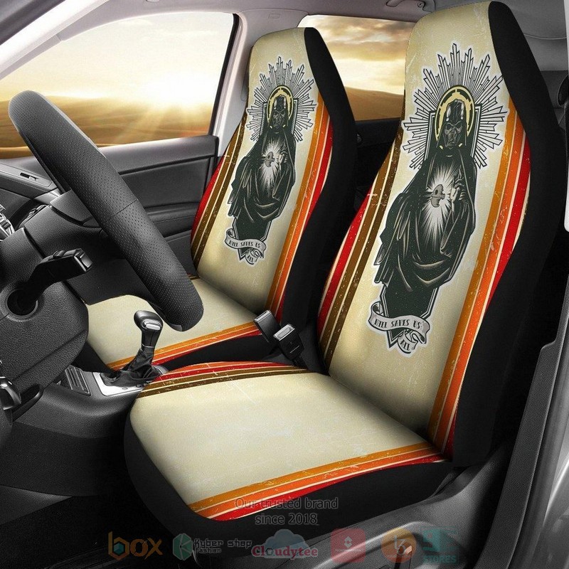 BEST Star Wars Darth Vader Buddha Save Us All Car Seat Covers 9